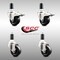 Service Caster 3 Inch 316SS Soft Rubber Swivel 1-1/4 Inch Stem Caster Lock Brake SCC, 2PK SCC-SS316TTLEX20S314-SRS-2-S-2-114 - alternate 5